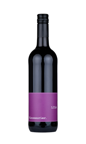 Produktfoto des Rotweins Vinosaurier Lila (Cabernet Sauvignon).