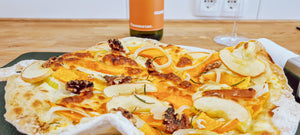 Flammkuchen und Gewürztraminer