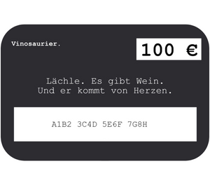 Online-Gutschein mit Gutscheincode über 100 Euro.